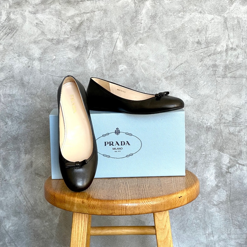 Prada Ballerina Flats w/bow